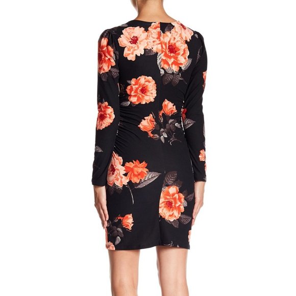 Planet Gold | NWT Floral Scoop Neck Bodycon Dress - Picture 2 of 10